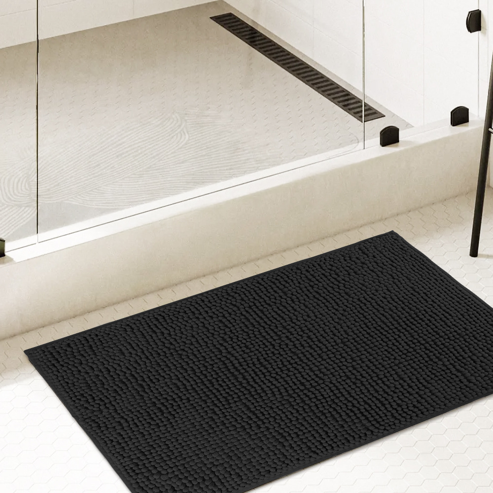 45*70 chenille piso Mat hogar Baño absorbente Mat puerta Mat transfronteriza Venta caliente Hotel Puerta Mat puerta pie