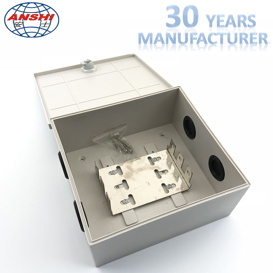 厂家直销 接线盒 塑料 灰色 10-50对室内卡接模块电话电缆分线盒