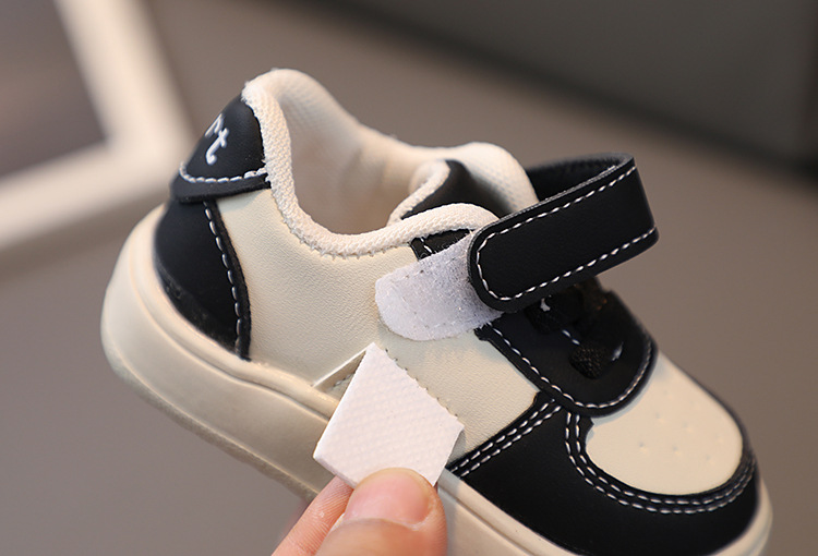 Nouveau Chaussures bébé printemps et automne saison hommes bébé semelle souple chaussures de marche hommes chaussures de sport conseil enfants nouveau blanc_voghion.com