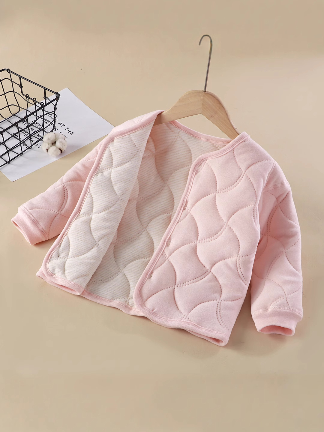Capa de abrigo infantil de algodón de tres capas, uniformes escolares, artefactos mágicos, chaqueta de algodón de niñas, niños calientes, niños mayores, calientes