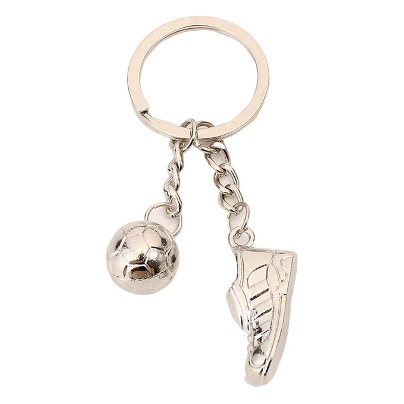 2022 creativo Copa Mundial de fútbol zapatos llavero coche llavero colgante hombres y mujeres pareja llavero pequeño