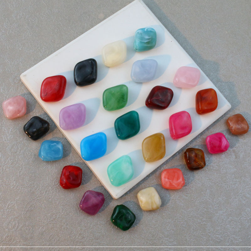 Imitation Agate Rhombus-Shaped Beads, Acrylic Imitation Stone Beads, Two-Color Flat Rhombus-Shaped Loose Beads, Geometric Irregular-Shaped Beads, Jewelry Accessories Imitation Agate Rhombus-Shaped Beads, Acrylic Imitation Stone Beads, Two-Color Flat Rhombus-Shaped Loose Beads, Geometric Irregular-Shaped Beads, Jewelry Accessories