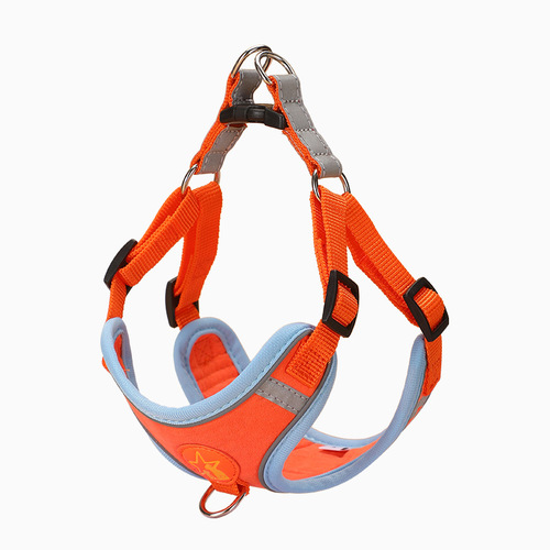 New dog harness pet supplies small and medium-sized dogs reflective anti-breakaway vest-style dog leash