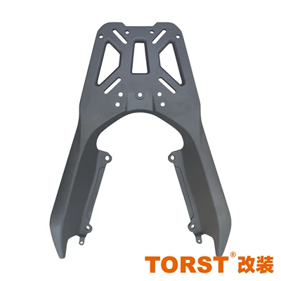 exhaust protection bar front and | Motorcycle bumper - black-aluminum-alloy-tailstock