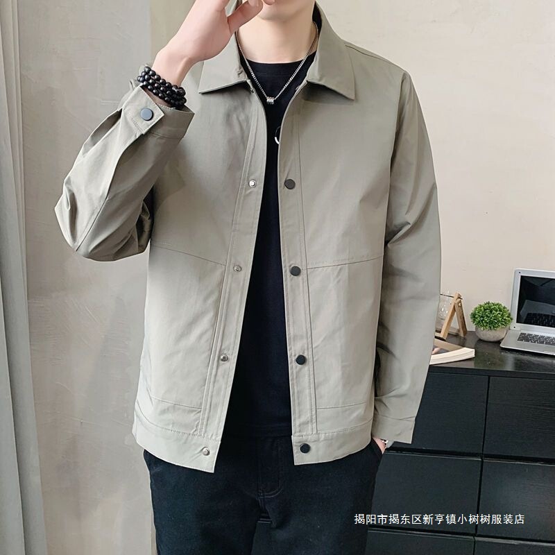 Spring and Autumn Men's Clothing 2026 New Style Jacket Men's Thin Single-Layer Outerwear Men's Work Shirt Top Business Casual Spring and Autumn Men's Clothing 2026 New Style Jacket Men's Thin Single-Layer Outerwear Men's Work Shirt Top Business Casual