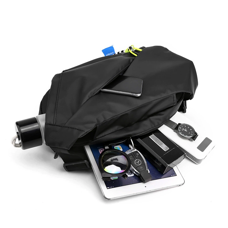 Chest bag for leisure, trend backpack one shoulder