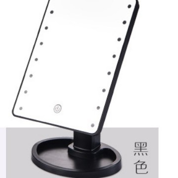 22 luces 16 luces LED espejo de maquillaje sensor táctil con luz espejo de tocador giratorio USB recargable espejo de maquillaje enchufable