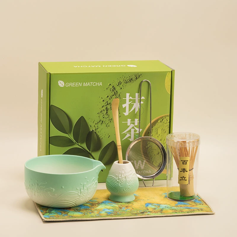 (Cross-border trading), matcha, tea cup, set, gradient