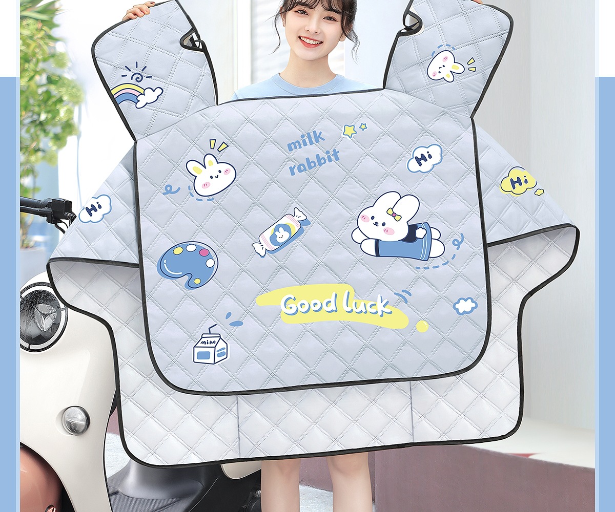Suitable for Electric Vehicle Windshield Cover, Summer Sun Protection and Rain Cover, Universal Battery Motorcycle Summer Wind Protection 20