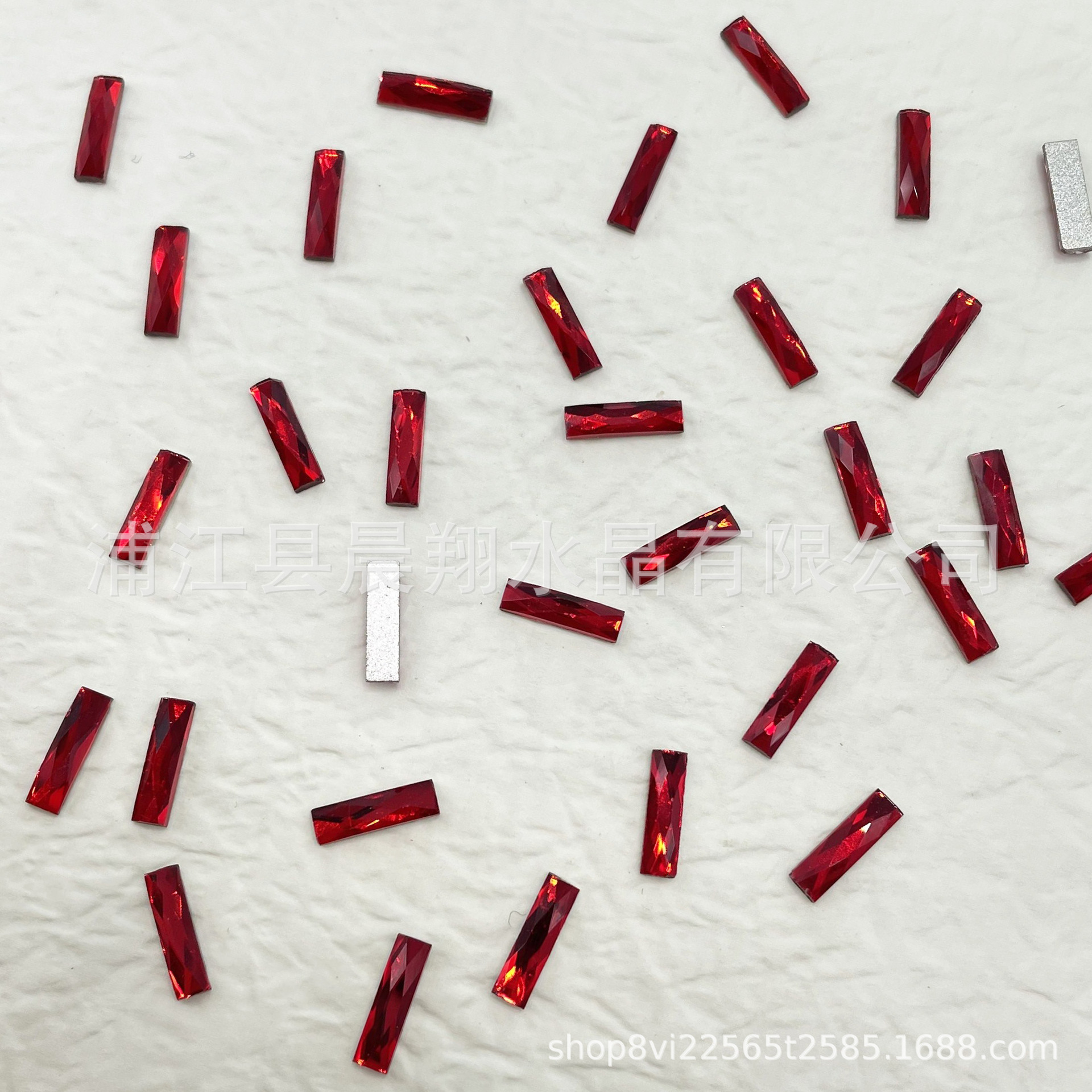 [보석 빨강] 3*11 스트립