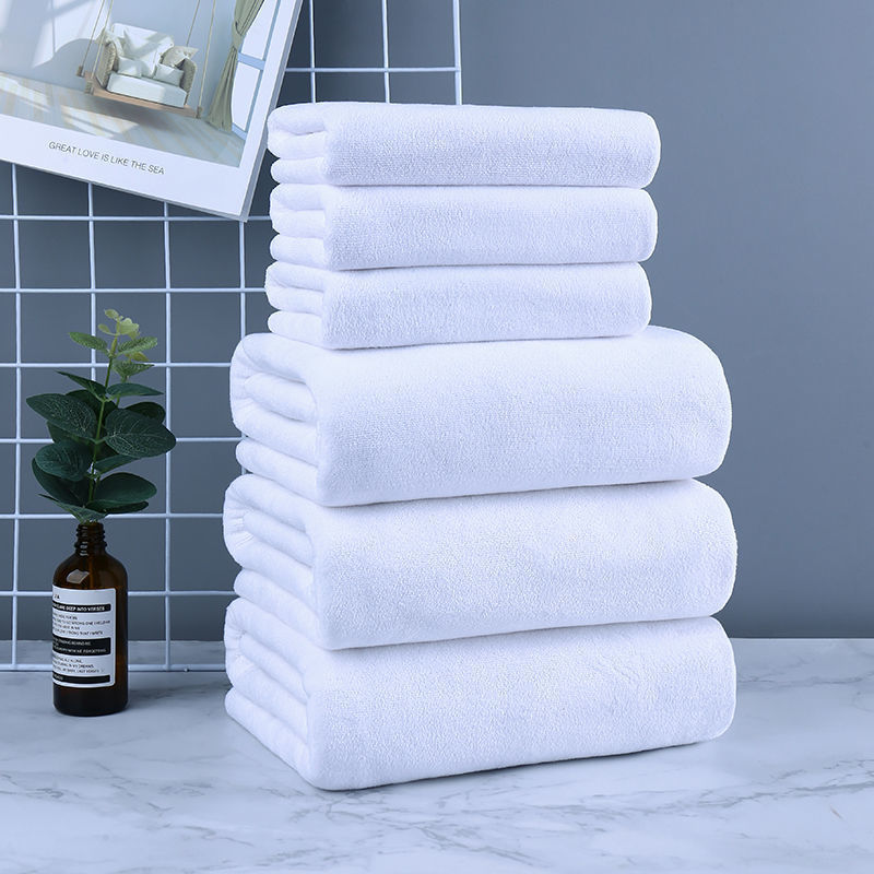 White Large Bath Towels for Hotels, Thick Absorbent Towels for Bathing, Wholesale Gray Bed Towels for Beauty Salons White Large Bath Towels for Hotels, Thick Absorbent Towels for Bathing, Wholesale Gray Bed Towels for Beauty Salons