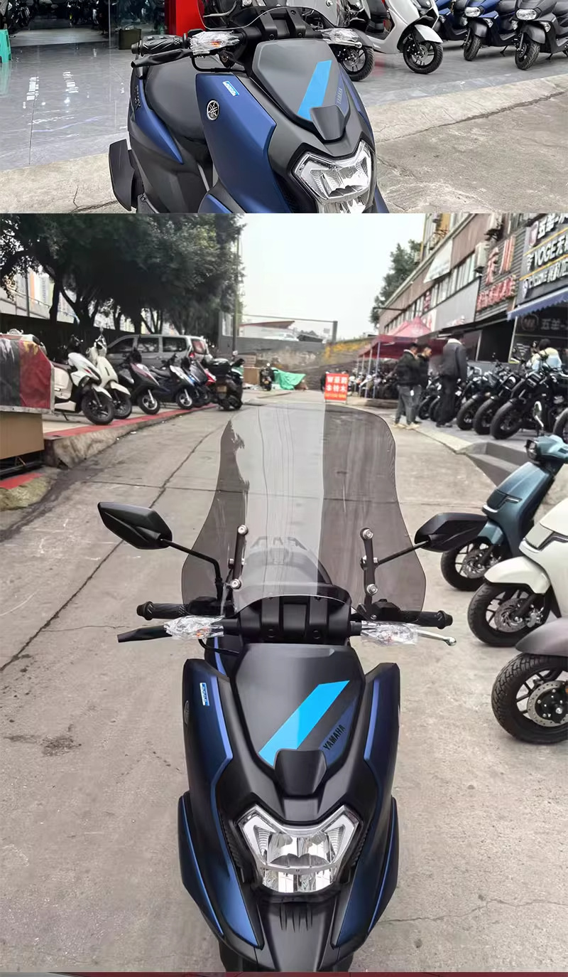 Suitable for Yamaha Fuying 125 Windshield Scooter Modification Accessories Xuying Winter Front Windshield Glass