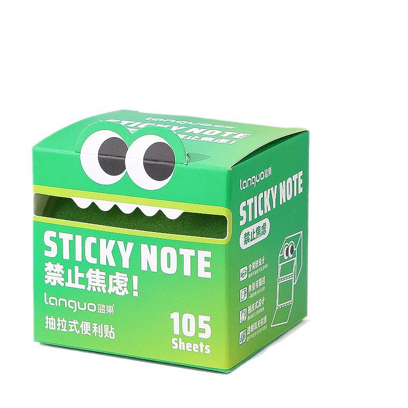 Detachable transparent note, high quality sticker for students, gradient, material