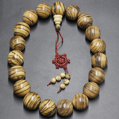 雲缘批发 越南沉香木大佛珠手串念珠25mm30mm19颗可做汽车挂饰|ms