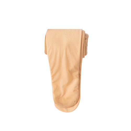 Women's outerwear double-layer padded and lined tights with thermal lining, sheer-to-toe leggings