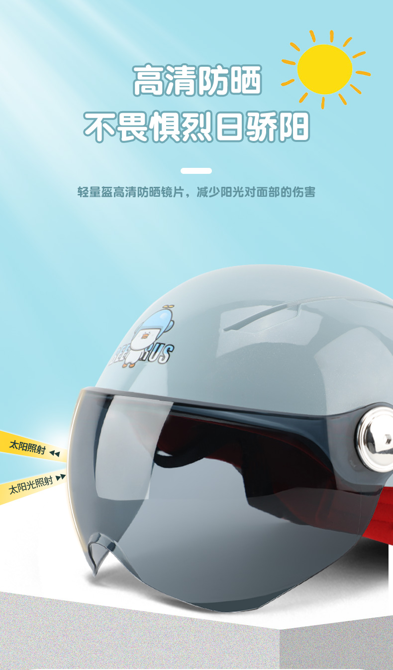 3C Certified Children's Helmet for Electric Vehicle, 3-12 Years Old