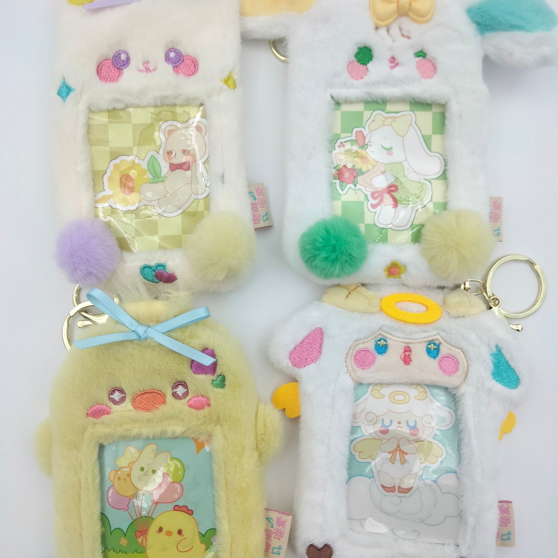 33g Weight Open Closure Type Card Holder Bags Type Daily Occasion PP cotton, Plush Material Animal, Cartoon Pattern All Seasons Season Kid'S, Unisex Gender Cute, Sweet Style Kid'S Unisex Animal Cartoon PP Cotton Plush Open Card Holders 3