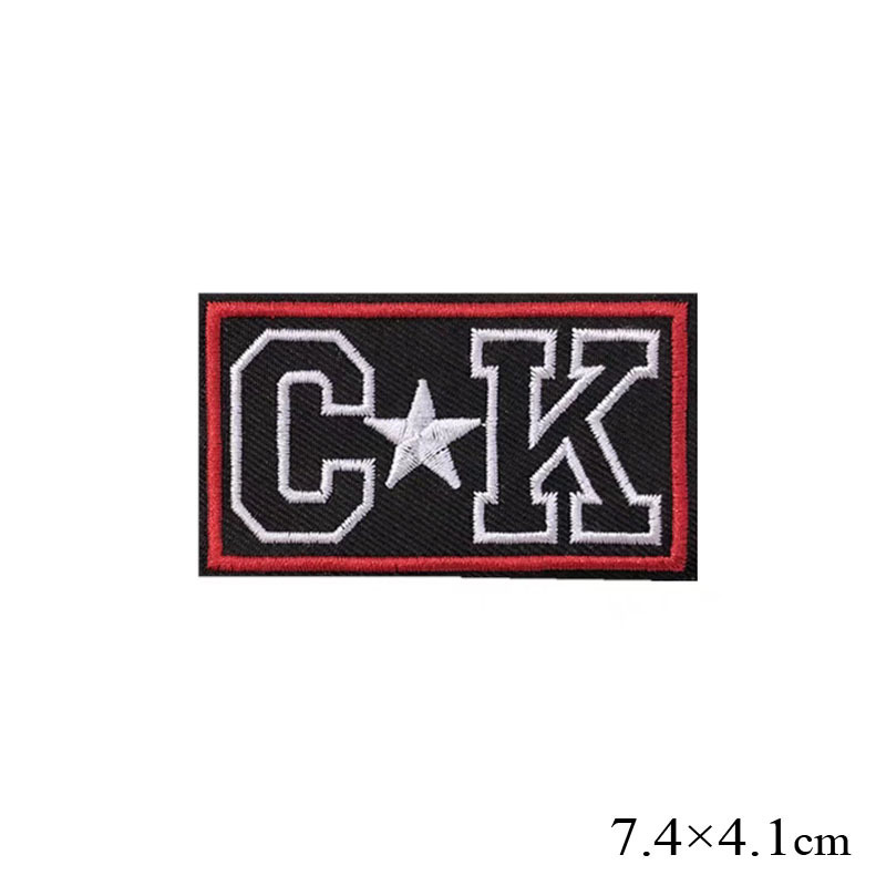 Ck Letter Square Versatile Color Rectangular Patch Stickers Hot Melt Iron-On Embroidery Fabric Stickers Manufacturer Ck Letter Square Versatile Color Rectangular Patch Stickers Hot Melt Iron-On Embroidery Fabric Stickers Manufacturer