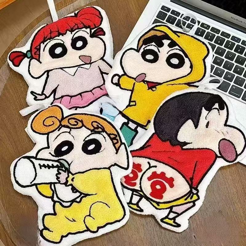 漫画の見栄えが良くかわいいハンドタオル、子供用吊り下げタオル、強力な吸水性、速乾性、糸くずの出ない、家庭用キッチン|undefined