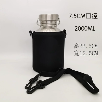 gasoline oil bottles, motorcycle 304 stainless Fuel tank - 75-large-diameter-2000ml-pot-cover-size-235x125cm