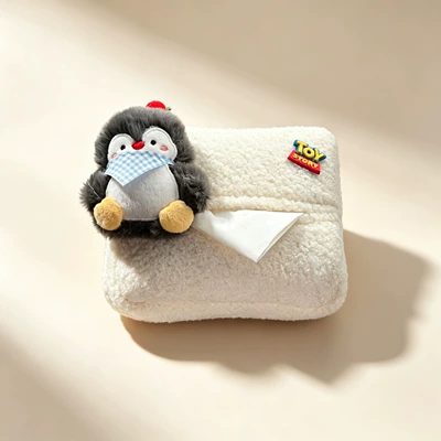 tissue holder penguin car tissue: Car tissue box/set