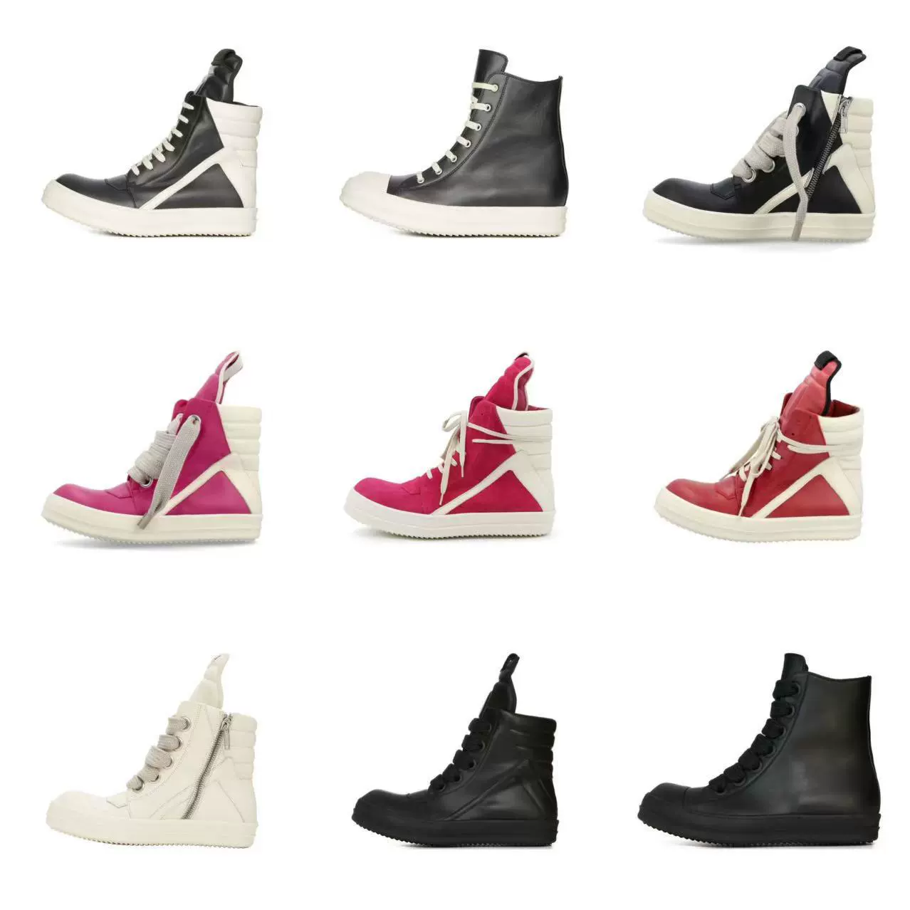 _RO 22fw infringement model in multiple colors RICK independent main line new leather OWENS high street low-top niche shoes_