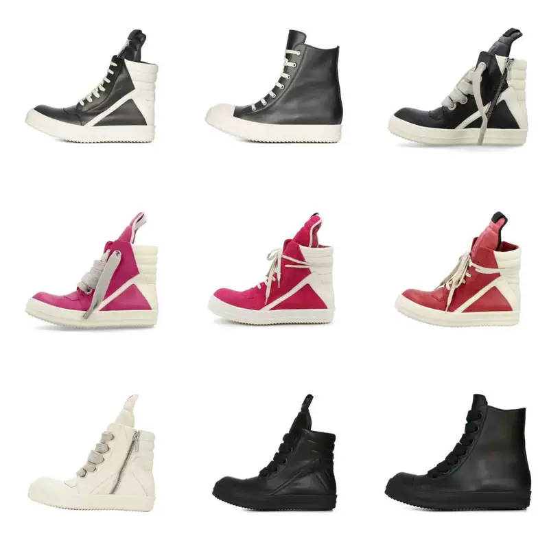 _RO 22fw infringement model in multiple colors RICK independent main line new leather OWENS high street low-top niche shoes_