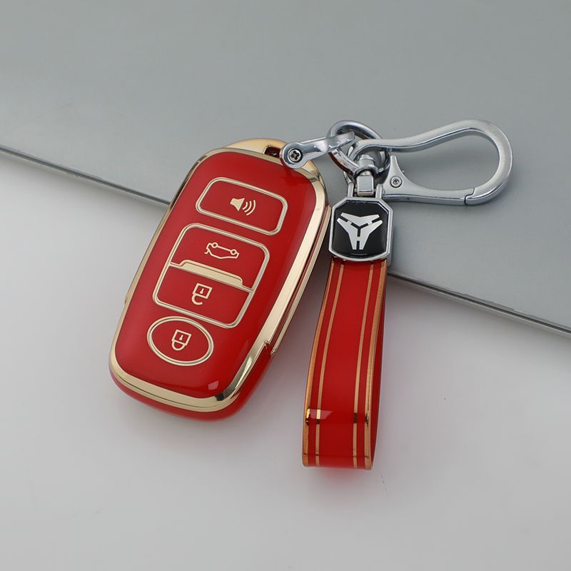 빨간색 + 열쇠고리