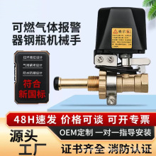 煤气罐切断阀四分阀单尖阀天燃气报警器钢瓶机械手气体检测可燃气