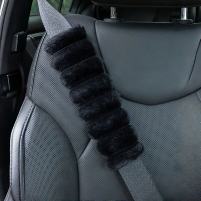 Thickened Large Intestine – Seat belt shoulder pad - black