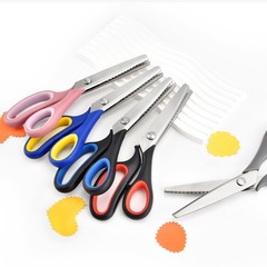 廠家花邊剪刀牙布剪布樣剪狗牙剪三角形剪刀鋸齒剪刀花紋剪