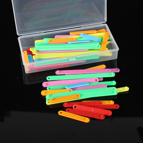 Polygons Bar Splicing Strip Demonstration of Three Sides Relationship Triangle Parallelogram Cube Frame Cut Model Wholesale 