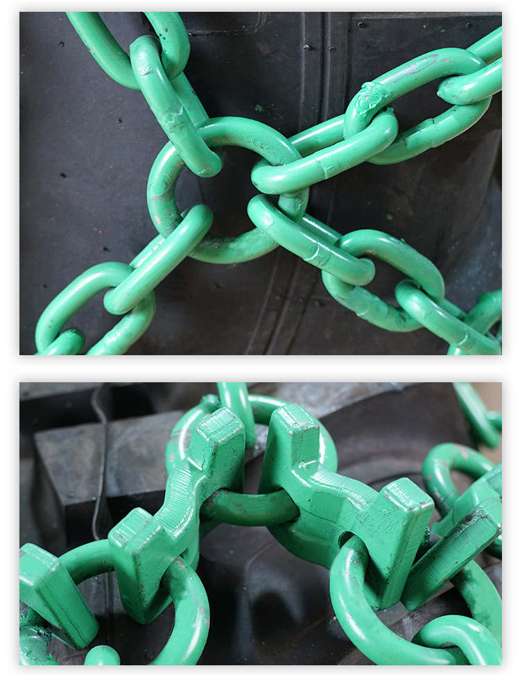 Bohu Manufacturer Forestry Protection Chain Logging Operation Iron Chain Logging Machine Engineering Vehicle Spiked Alloy Steel Chain Tire