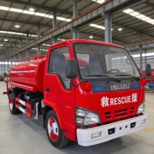 二手五十铃双功能消防车 高压灭火车绿化洒水两用车厂区应急水车