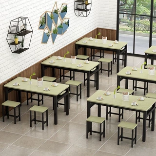 餐桌椅商用饭店桌椅组合早餐家用餐桌商用餐饮店食堂小吃店餐桌椅