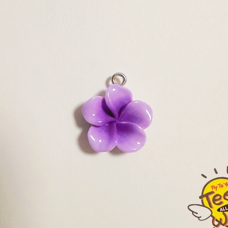 热带风情树脂鸡蛋花坠饰配件适合手工制作珠宝首饰吊坠耳坠链饰|undefined