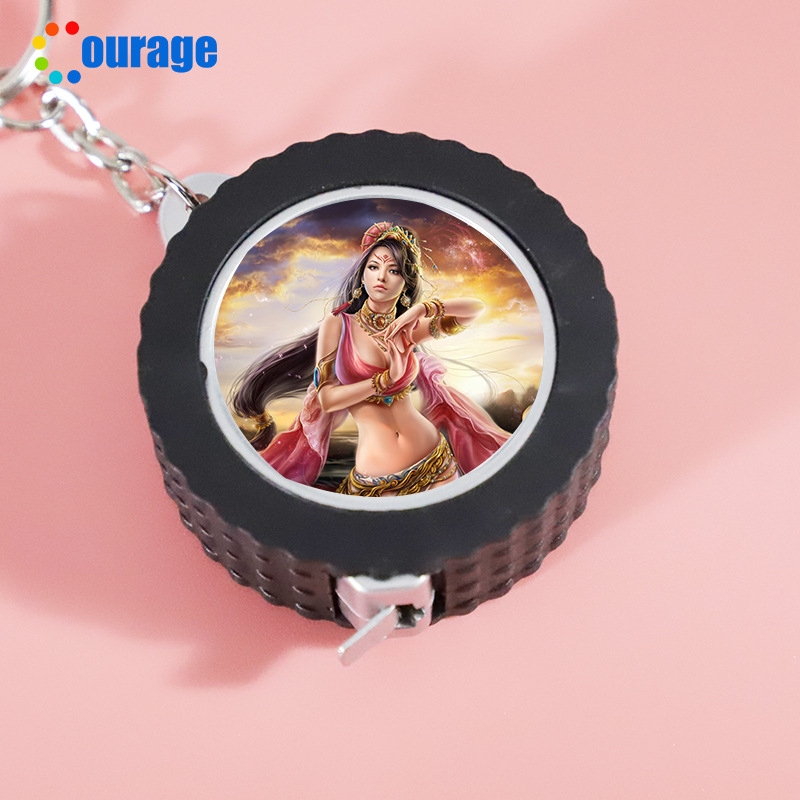 Impresión de transferencia térmica mini cinta de neumáticos DIY Impresión de logotipo imprimible actividades de exposición promocionales prácticos pequeños regalos al por mayor