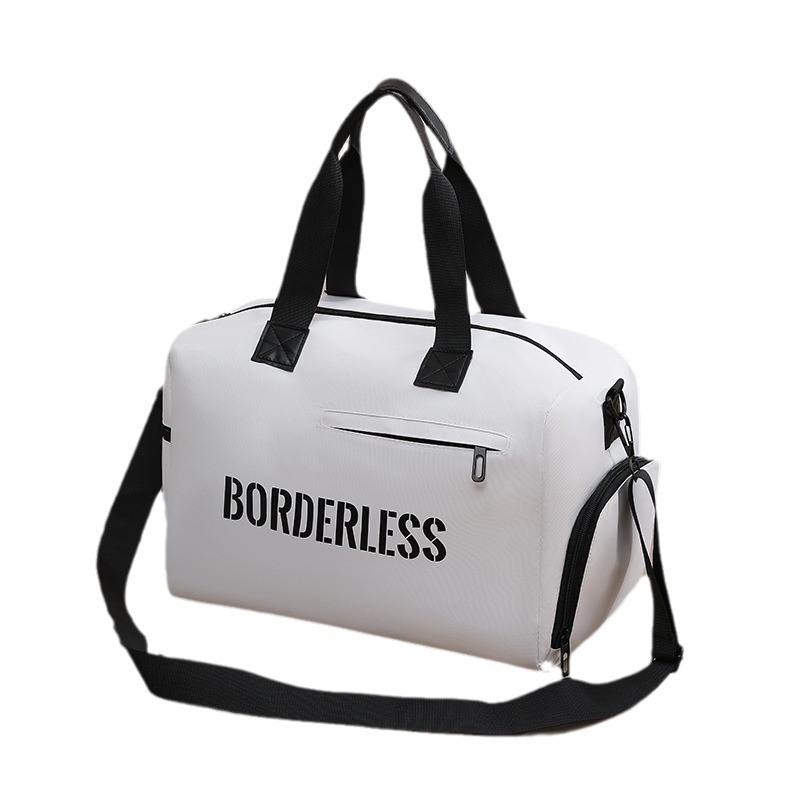 Runhui Sports Fitness Bag Bolsa de viaje anti-salpicaduras 290 Bolsa de mano de sarga compuesta Bolsa de equipaje de gran capacidad