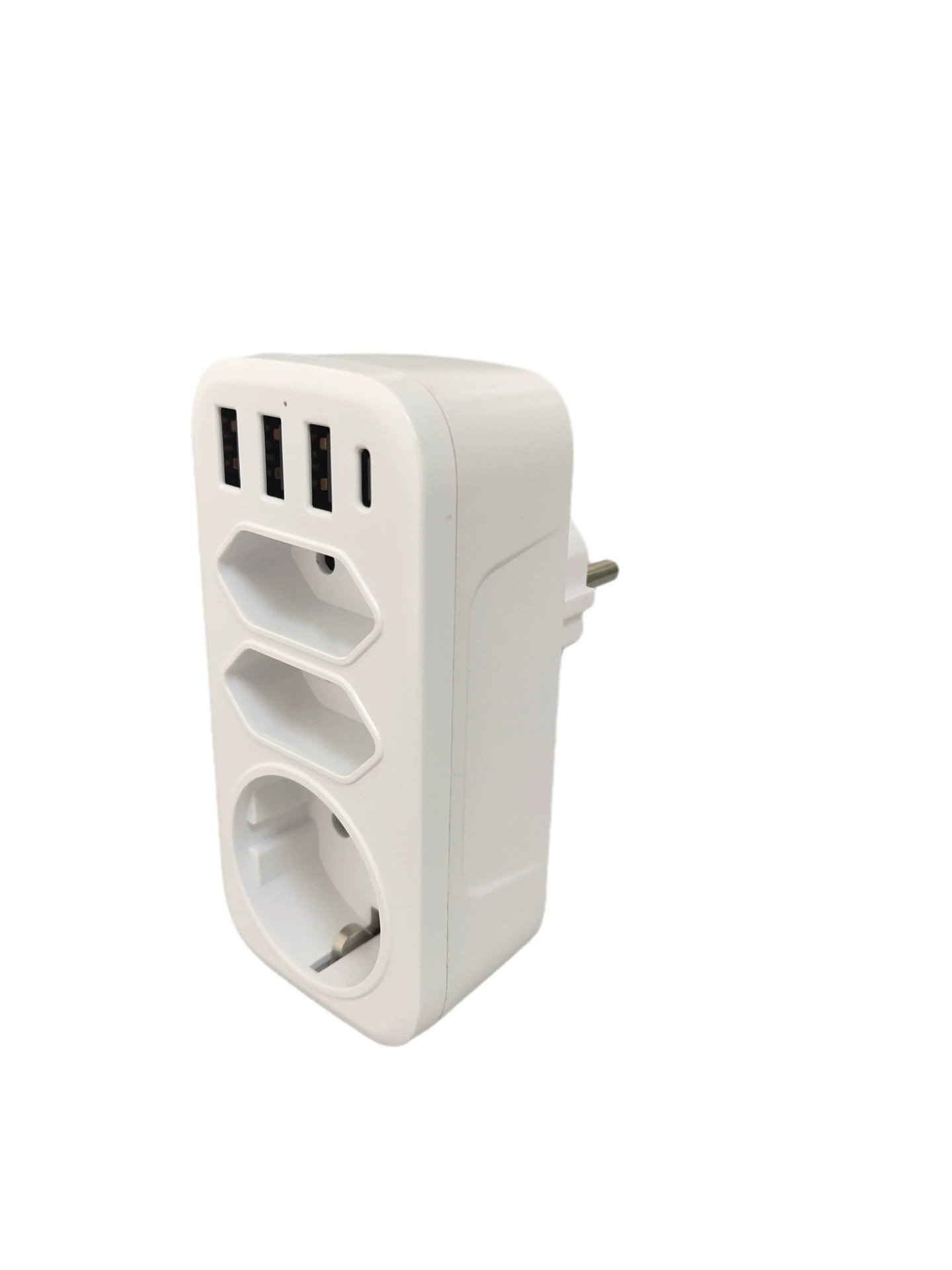 Новый продукт: Германия, европейские правила, сетевой переходник с 3 USB TYPE-C, стандарт закона Германии и Европы, одна окружная поворотная розетка на три