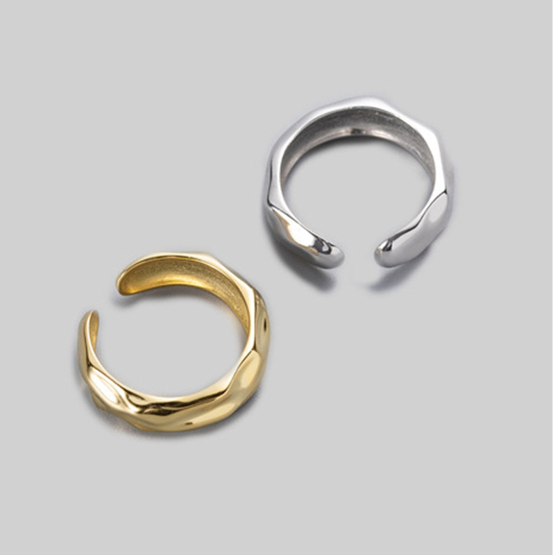 Fashion Korean uneven irregular ring simple geometric open ringpicture7