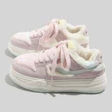 蓓尔处理冬季加绒棉鞋时尚保暖百搭高颜值板鞋特价休闲鞋女包邮