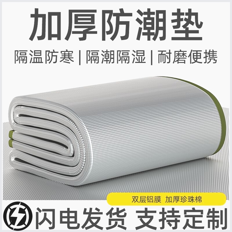 Moisture-proof Mat Thickened Outdoor Portable Picnic Mat Waterproof Picnic Home Tent Double Single Dormitory Sleeping Mat Floor Mat