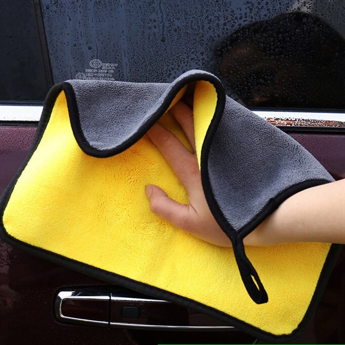 洗車タオル、車拭きクロス、特殊吸水増粘シームレスカー用品、車内雑巾、糸くずの出ない|undefined