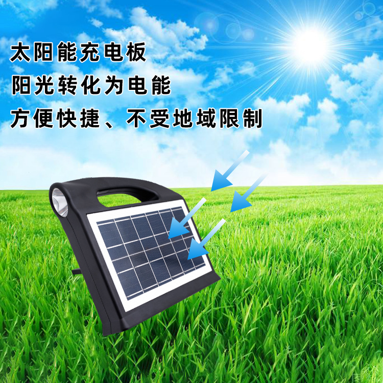 CCLAMP nueva lámpara solar recargable doméstica camping al aire libre pequeña lámpara de ahorro de energía larga duración nueva lámpara de mano image 5