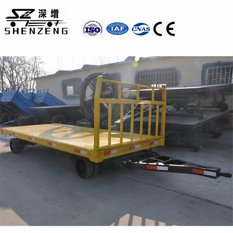 8吨平板拖车 运输平板车 内中转8轮低平板拖车 房车底盘