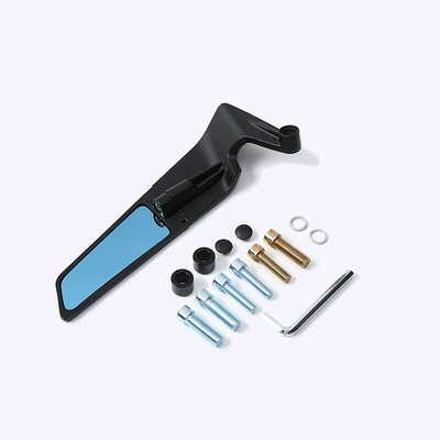 Motorcycle rearview mirror Rotatable Fixed Wing Rearview Mirror