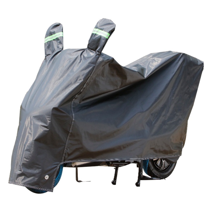 Motocicleta parasol cubierta del coche eléctrico engrosada a prueba de polvo a prueba de viento cubierta del coche batería cubierta de la lluvia de protección solar del coche
