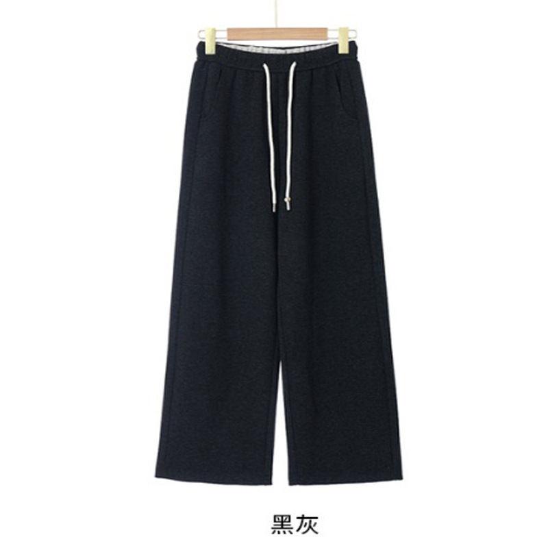 2025秋冬新款高腰云朵百搭显瘦时尚休闲宽松冬季糯米裤女直播爆款|undefined