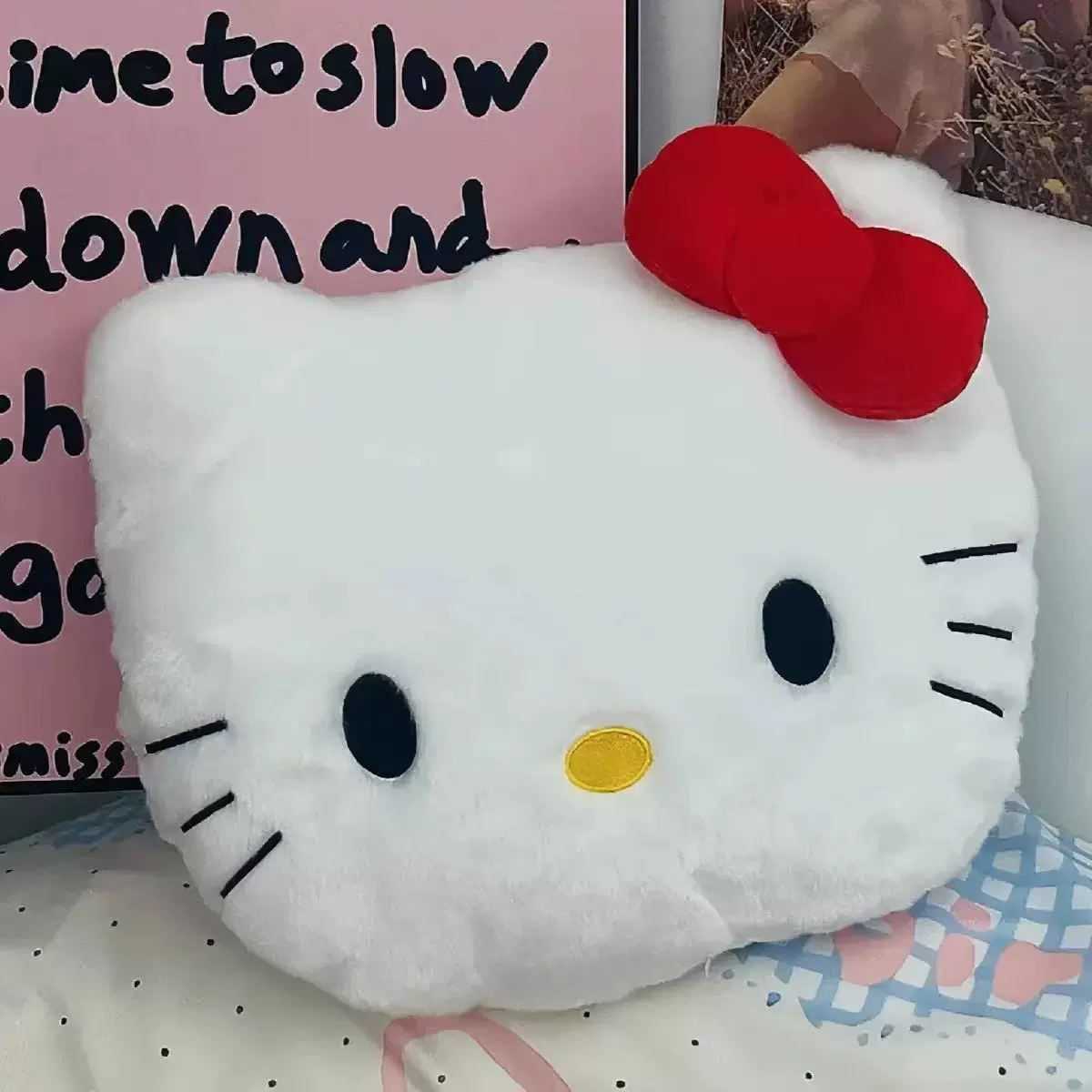 Hello Kitty, hello kitty, cartoon pillow, soft plush high quality doll, kitten