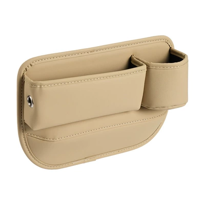Universal Storage Box for Car, Car cup holder/beverage holder - co-pilot-beige-2852175cm